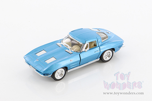 5358WBU Kinsmart 1963 Chevrolet Corvette Sting Ray Diecast Model Car