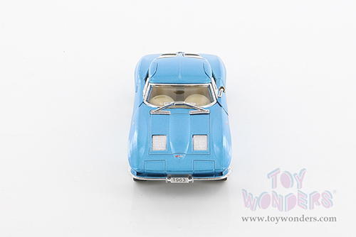 5358WBU Kinsmart 1963 Chevrolet Corvette Sting Ray Diecast Model Car