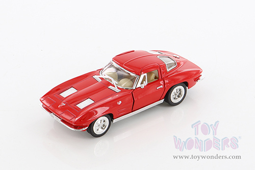 5358WR Kinsmart 1963 Chevrolet Corvette Stingray Diecast Model Car
