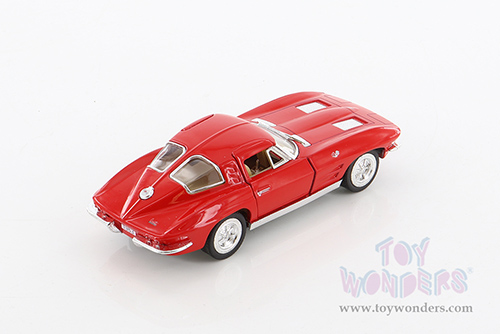 5358WR Kinsmart 1963 Chevrolet Corvette Stingray Diecast Model Car