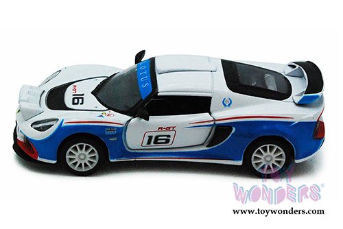 5362WW Kinsmart 2012 White Lotus Exige R-GT Diecast Model Car