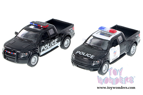 5365DPR/P Kinsmart 2013 Ford F-150 SVT Raptor SuperCrew Police Pickup Diecast Model Car