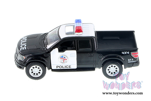 5365DPR/P Kinsmart 2013 Ford F-150 SVT Raptor SuperCrew Police Pickup Diecast Model Car