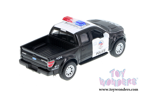 5365DPR/P Kinsmart 2013 Ford F-150 SVT Raptor SuperCrew Police Pickup Diecast Model Car