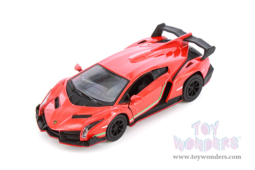 Kinsmart - Lamborghini Veneno Hardtop (1/36 scale die cast model car, Asstd.) 5367D
