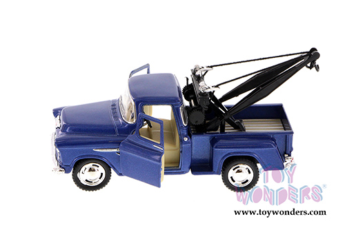 Kinsmart - Chevy 3100 Stepside Tow Truck (1955, 1/32 scale diecast model car, Asstd.) 5378D
