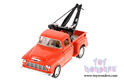 Kinsmart - Chevy 3100 Stepside Tow Truck (1955, 1/32 scale diecast model car, Asstd.) 5378D