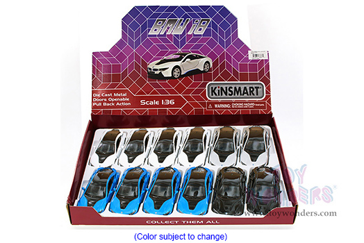 5379D Kinsmart BMW i8 Hard Top Diecast Model Car