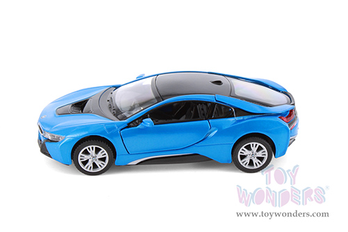 5379D Kinsmart Light Gray BMW i8 Hard Top Diecast Model Car