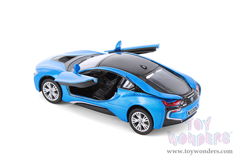 5379D Kinsmart Blue BMW i8 Hard Top Diecast Model Car