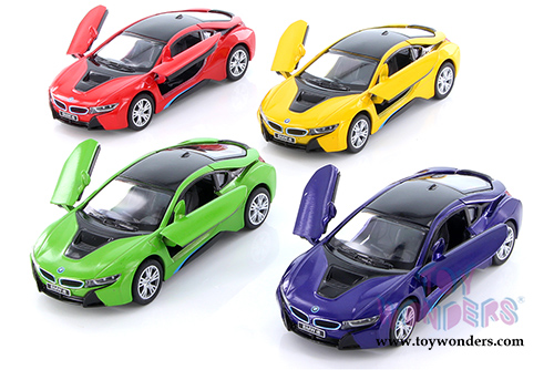 5379DA Kinsmart BMW i8 Hardtop Diecast Model Car