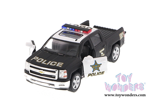 Kinsmart - Chevrolet Silverado Police Pick-up Truck (2014, 1/46 scale die cast model car, Asstd.) 5381DP/2