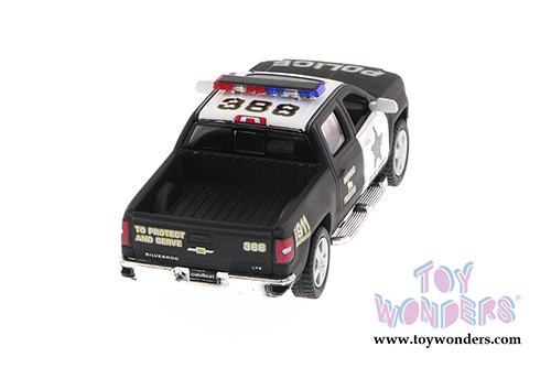 Kinsmart - Chevrolet Silverado Police Pick-up Truck (2014, 1/46 scale die cast model car, Asstd.) 5381DP/2