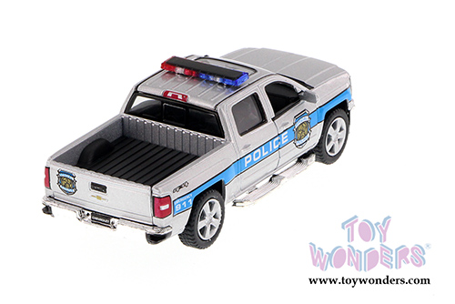 5381DPR Kinsmart 2014 Chevrolet Silverado Police Firefighter Pick-up Diecast Model Car