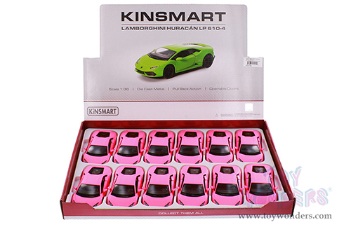 5382DPK Kinsmart Lamborghini Huracan LP610-4 Diecast Model Car