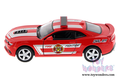 5383DPR Kinsmart 2014 Chevrolet Camaro Police and Firefighter Diecast Model Car