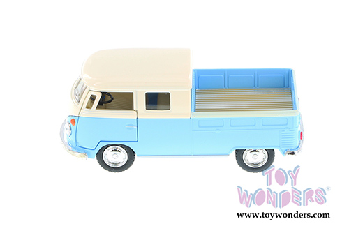 Kinsmart - Volkswagen Classical  Bus Double Cab Pickup (1963, 1/34 scale diecast model car, Asstd.) 5387DY