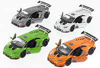 Kinsmart - Lamborghini Huracan LP620-2 Super Trofeo Hardtop (1/36 scale diecast model car, Asstd.) 5389D