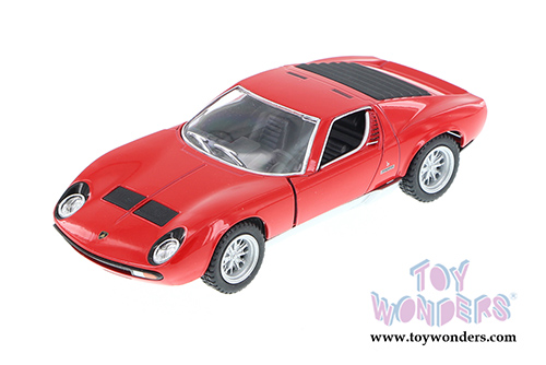 5390D Kinsmart Red 1971 Lamborghini Miura P400 SV Diecast Model Car
