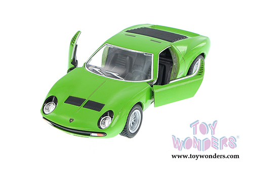5390D Kinsmart Green 1971 Lamborghini Miura P400 SV Diecast Model Car