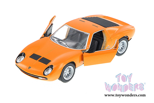 5390D Kinsmart Orange 1971 Lamborghini Miura P400 SV Diecast Model Car