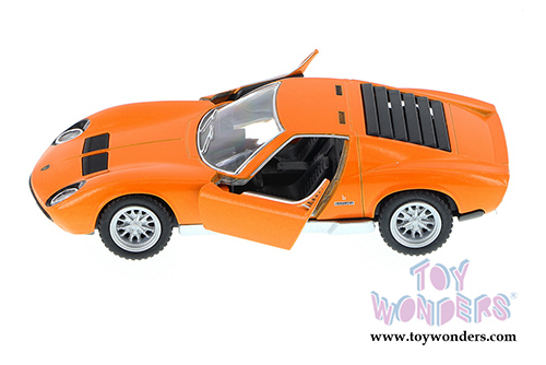 5390WOR Kinsmart Orange 1971 Lamborghini Miura P400 SV Diecast Model Car