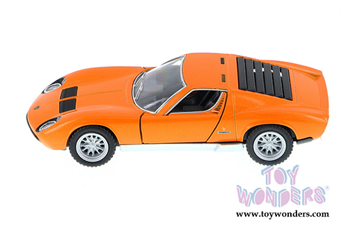 5390WOR Kinsmart Orange 1971 Lamborghini Miura P400 SV Diecast Model Car