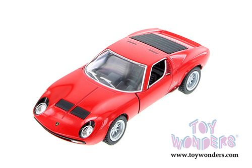5390WR Kinsmart Red 1971 Lamborghini Miura P400 SV Diecast Model Car