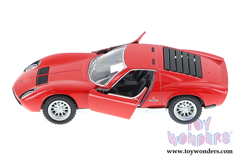 5390WR Kinsmart Red 1971 Lamborghini Miura P400 SV Diecast Model Car