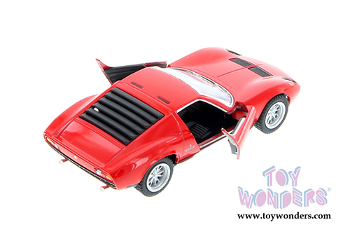 5390WR Kinsmart Red 1971 Lamborghini Miura P400 SV Diecast Model Car
