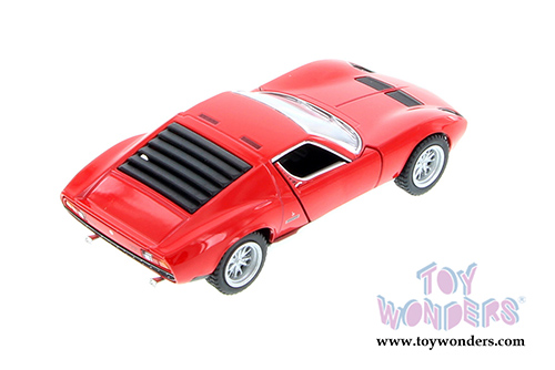 5390WR Kinsmart Red 1971 Lamborghini Miura P400 SV Diecast Model Car