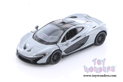 Kinsmart - McLaren P1 Hardtop (1/36 scale die cast model car, Gray) 5393DGY