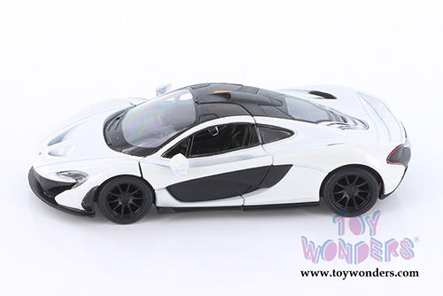 Kinsmart - McLaren P1 Hardtop (1/36 scale die cast model car, White) 5393DWT