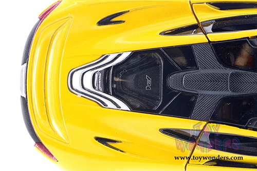 Kinsmart - McLaren P1 Hardtop (1/36 scale die cast model car, Yellow) 5393DYL