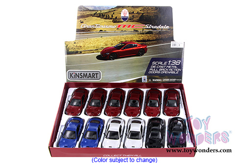 Kinsmart - Maserati Granturismo MC Stradale Hardtop (2016, 1/38 scale diecast model car, Asstd.) 5395D