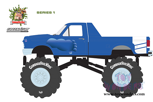 Greenlight - Garbage Pail Kids&reg; Series 1 | Modified Monster Truck "Buck Truck" (1955, 1/64 scale diecast model car, Blue) 54010C/48