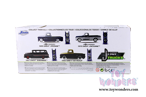Jada Toys Just Trucks - Assorted Pack Wave 18 (1955, 1956, 1957, 1972, 1/24 scale diecast model car, Asstd.) 54027/W18