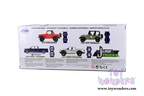 Jada Toys Just Trucks - Assorted Pack Wave 19 (1973, 1992, 2014, 2017, 1/24 scale diecast model car, Asstd.) 54027/W19