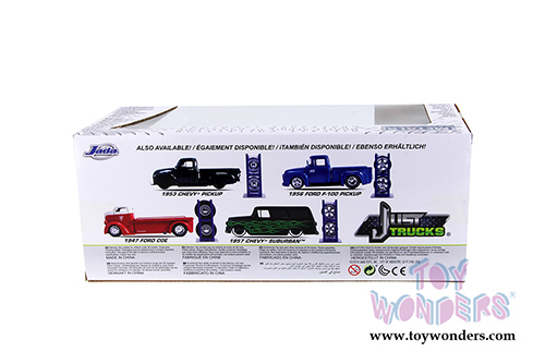 Jada Toys Just Trucks - Assorted Pack Wave 21 (1947, 1953, 1956, 1957, 1/24 scale diecast model car, Asstd.) 54027/W21