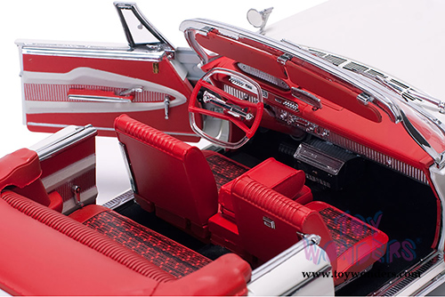 Sun Star Platinum - Plymouth Fury Open Convertible (1960, 1/18 scale die cast model car, Oyster White) 5403W