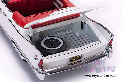 Sun Star Platinum - Plymouth Fury Open Convertible (1960, 1/18 scale die cast model car, Oyster White) 5403W