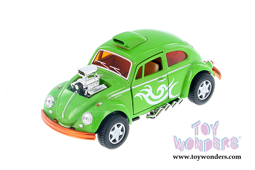Kinsmart - Volkswagen Beetle Custom Drag Racer Hardtop (1/32 scale diecast model car, Asstd.) 5405D