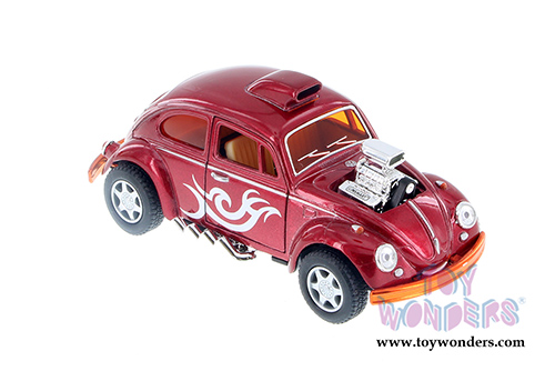 Kinsmart - Volkswagen Beetle Custom Drag Racer Hardtop (1/32 scale diecast model car, Asstd.) 5405D
