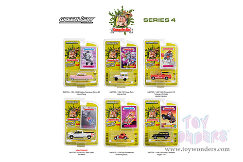 Greenlight - Garbage Pail Kids&reg; Series 4 Assortment (1/64 scale diecast model car, Asstd.) 54070/48