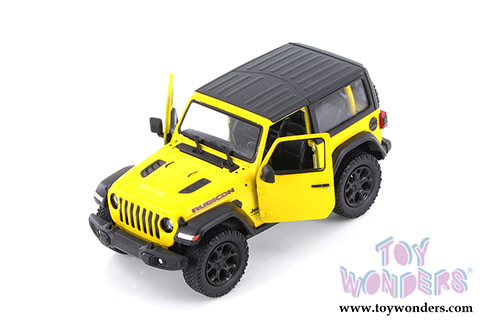 5412DB Kinsmart Yellow 2018 Jeep Wrangler Rubicon Diecast Model Car