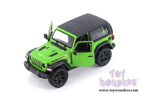 5412DB Kinsmart Green 2018 Jeep Wrangler Rubicon Diecast Model Car