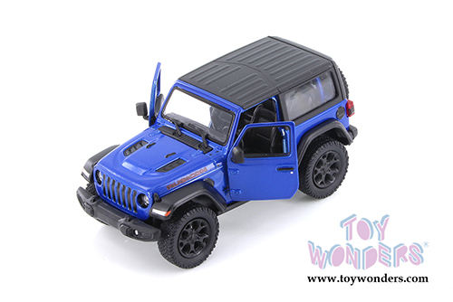 5412DB Kinsmart Blue 2018 Jeep Wrangler Rubicon Diecast Model Car