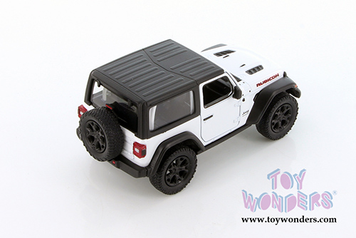 Kinsmart - Jeep® Wrangler Rubicon Hard Top (2018, 1/34 scale die cast model car, White) 5412DK/WT