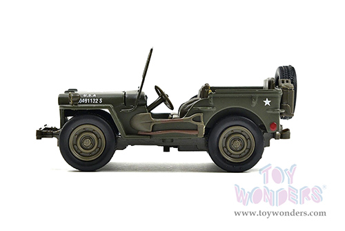 New Ray - Military Mission US Army Jeep® Willys (1/32 scale diecast model car, Green) 54133