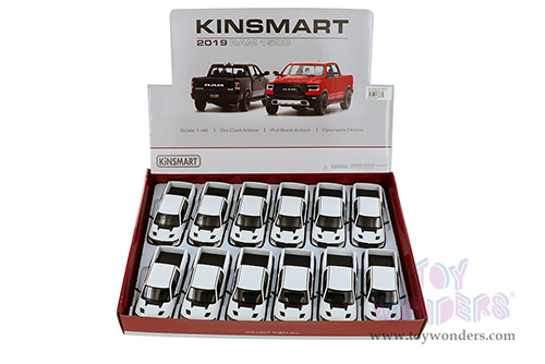 5413DW Kinsmart 2019 Dodge 1500 Ram Pick-Up Diecast Model Car Display Box Package